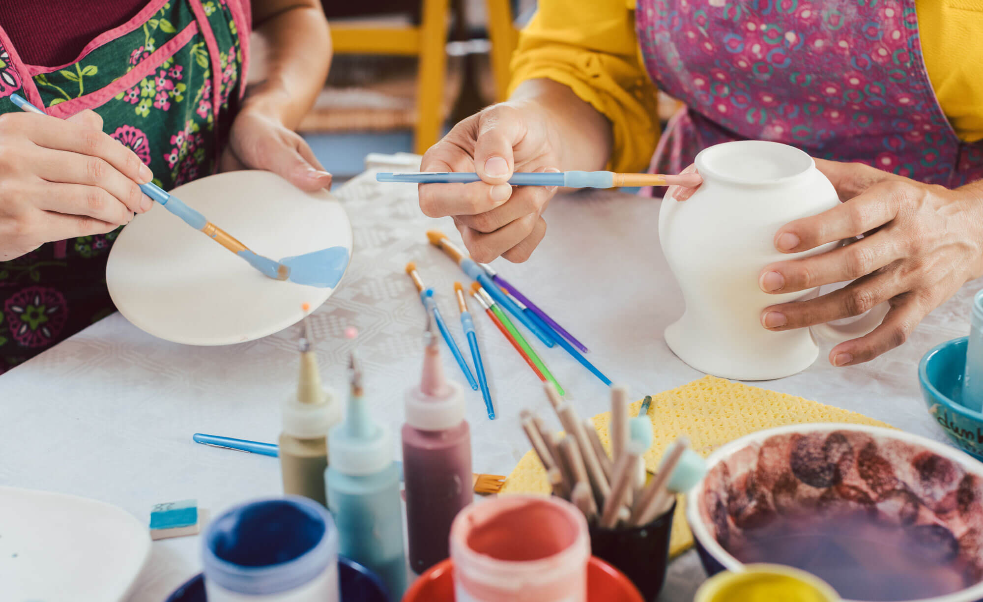 let the good times roll ceramic painting